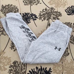 Youth size 7 under armour sweatpants